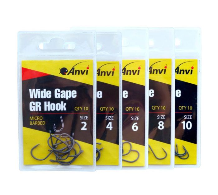Гачок короповий Anvi Wide Gape GR №6 - 10 шт/уп