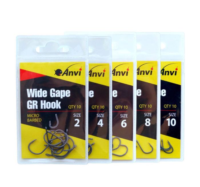 Гачок короповий Anvi Wide Gape GR №10 - 10 шт/уп
