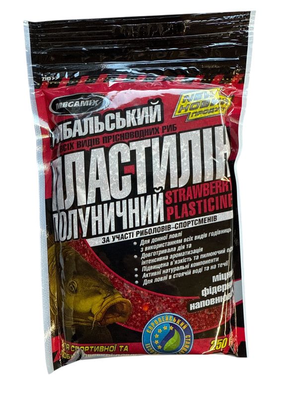 Пластилін Megamix 250 г – Смак Полуниця