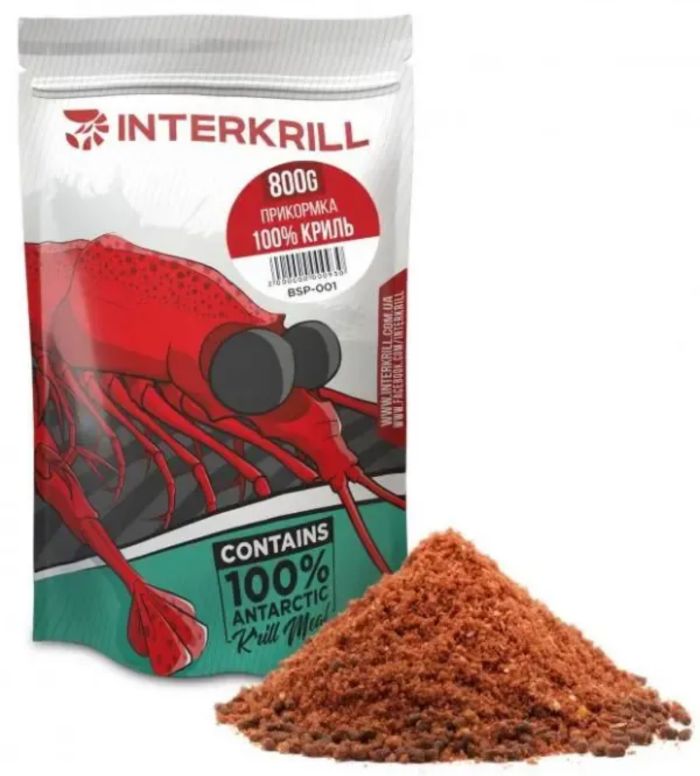 Підгодовування Interkrill Флет Метод Мікс 100% Криль (BSP-001B) - 800 г