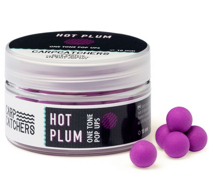 Бойли Carp Catchers Pop Ups - Плаваючі - Ø10 мм - Однотонні - Fluoro Purple - Hot Plum - 40-41 шт/уп