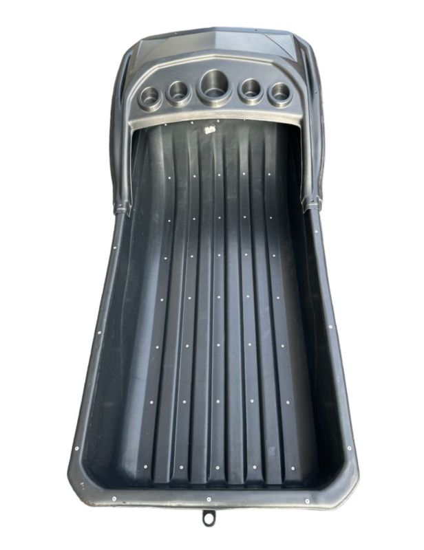 Санки для снігоходу - Тайга 1700 - 170x80x30 см - Чорні