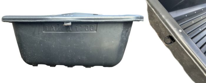 Санки для снігоходу - Тайга 1700 - 170x80x30 см - Чорні