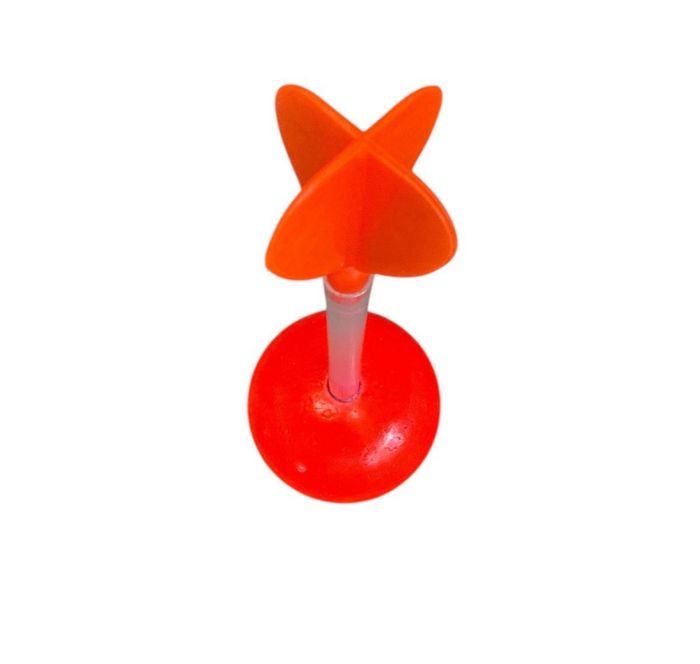 Поплавець для лову товстолоба, хижака XXL - Під світлячок - Червоно-жовто-чорний - 1 шт.