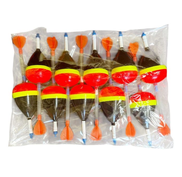 Поплавець для лову товстолоба, хижака XXL - Під світлячок - Червоно-жовто-чорний - 1 шт.