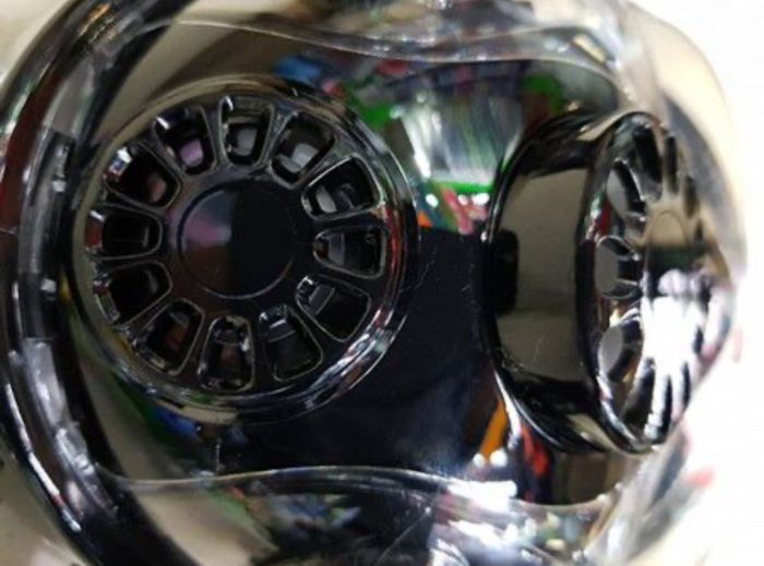 Маска для плавання - Повнолицева - На 2 трубки - Синя