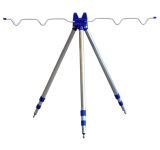 Трипод для вудлищ - Підставка для риболовлі на 5 вудилищ