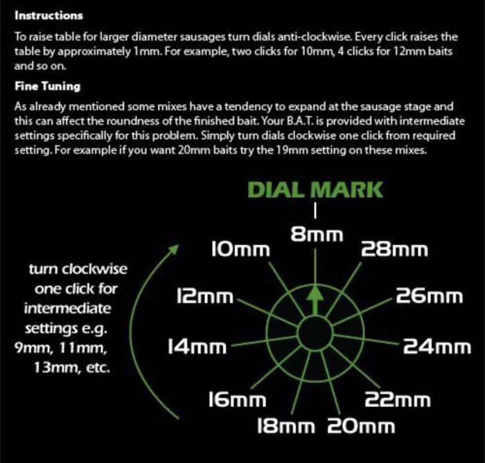 Стіл для викочування ковбасок Ø8-26 мм - Gardner - 57x25x8 см
