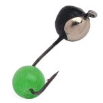 Мормишка Вольфрамова Володимирська "Дробинка з кулькою котяче око" с/к - 4 мм - 0,8 г - Арт.194