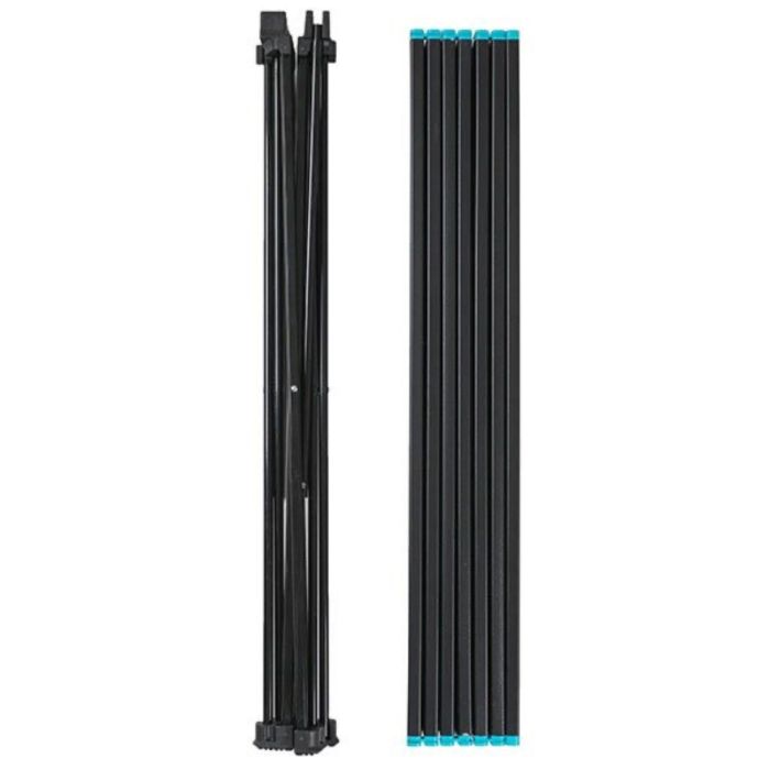 Стіл туристичний A5640-02 з чохлом - 56х40х47 см - Сірий металік - 1.3 кг - Алюміній - Китай