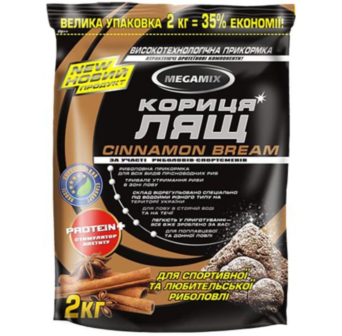 Підгодовування Megamix Великий Ліщ - Кориця - 2 кг