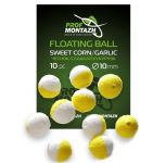 Насадка ароматизована ПрофМонтаж Floating Ball - 10 мм - Плаваюча - Часник/Солодка кукурудза (Sweet corn/Garlic) - 10 шт/уп