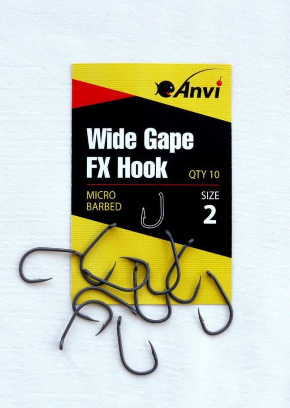 Гачок короповий Anvi Wide Gape FX Hook №2 - 10 шт/уп