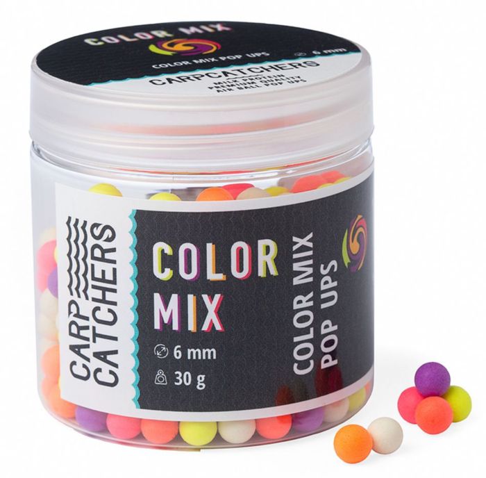 Бойли Carp Catchers Pop Ups Color Mix - Плаваючі - Ø6 мм