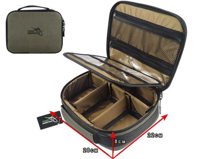 Сумка-органайзер Tackle Bag Mini для годівниць та аксесуарів - На 5 відділень - ПрофМонтаж