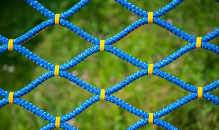 Гамак плетений посилений - Мотузка Ø16 мм - 130x200 см - Бірюзовий