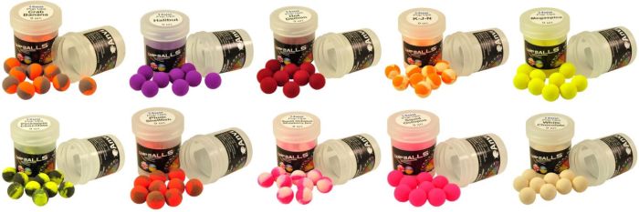 Бойли CarpBalls Anvi Pop Ups - Пробник - 9 шт. - Плаваючі - Ø14 мм - Halibut