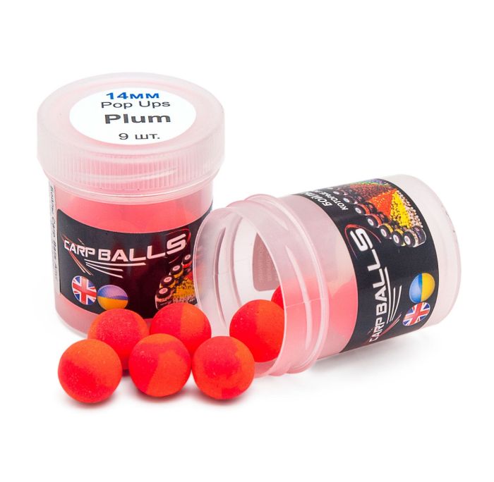 Бойли CarpBalls Anvi Pop Ups - Пробник - 9 шт. - Плаваючі - Ø14 мм - Squid&Octopus