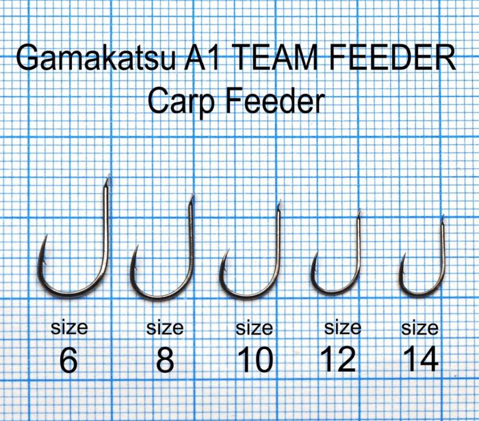 Гачок Gamakatsu A1 Team Feeder Carp Feeder - 15 шт/уп