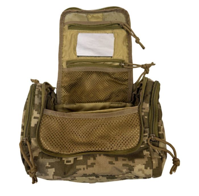 Сумка підсумок для особистої гігієни ЗСУ, СПІГ - Вид 5 - 26х18х11 см - 1L - Піксель