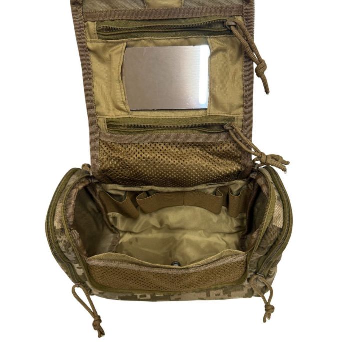 Сумка підсумок для особистої гігієни ЗСУ, СПІГ - Вид 5 - 26х18х11 см - 1L - Піксель