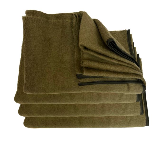 Ковдра армійська напіввовняна - Тип 3 - Вид 3 - 210х140 см - Хакі
