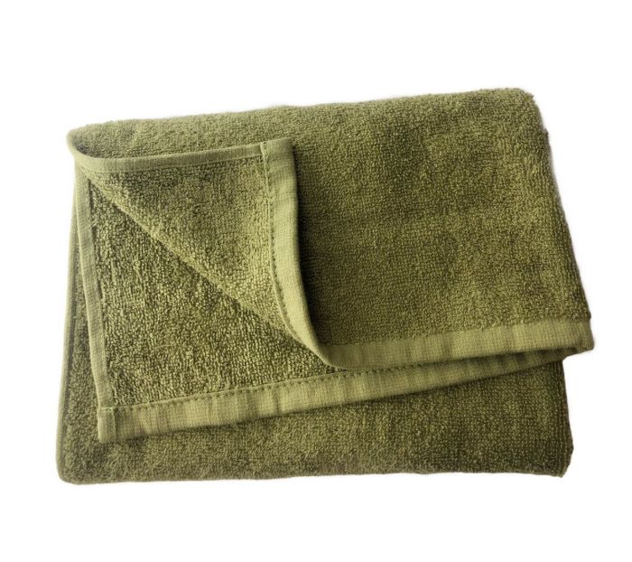 Рушник махровий - 50х90 см - Хакі