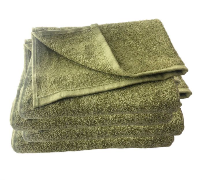 Рушник махровий - 50х90 см - Хакі