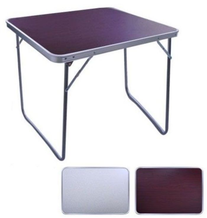 Стіл складний туристичний 40x60x50 см - Білий