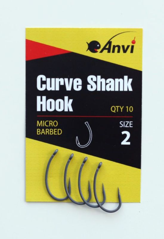Гачок короповий Anvi Curve Shank Hook №2 - 10 шт/уп