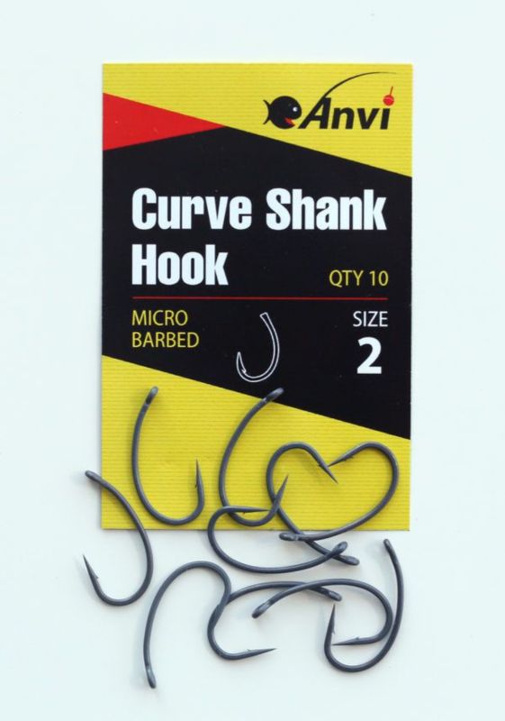 Гачок короповий Anvi Curve Shank Hook №2 - 10 шт/уп