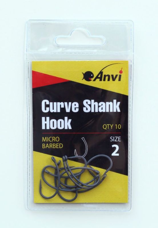 Гачок короповий Anvi Curve Shank Hook №2 - 10 шт/уп
