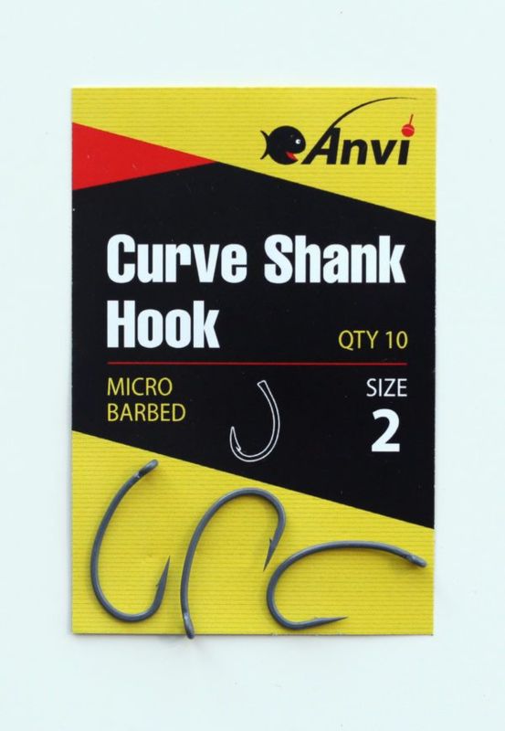 Гачок короповий Anvi Curve Shank Hook №2 - 10 шт/уп