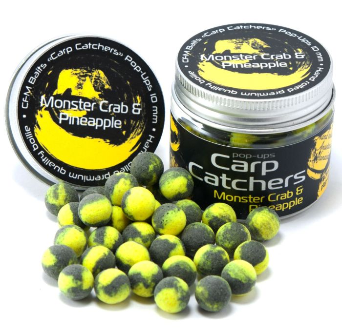Бойли Carp Catchers Pop Ups - Плаваючі - Ø10 мм - 35 шт/уп - Monster Crab and Pineapple