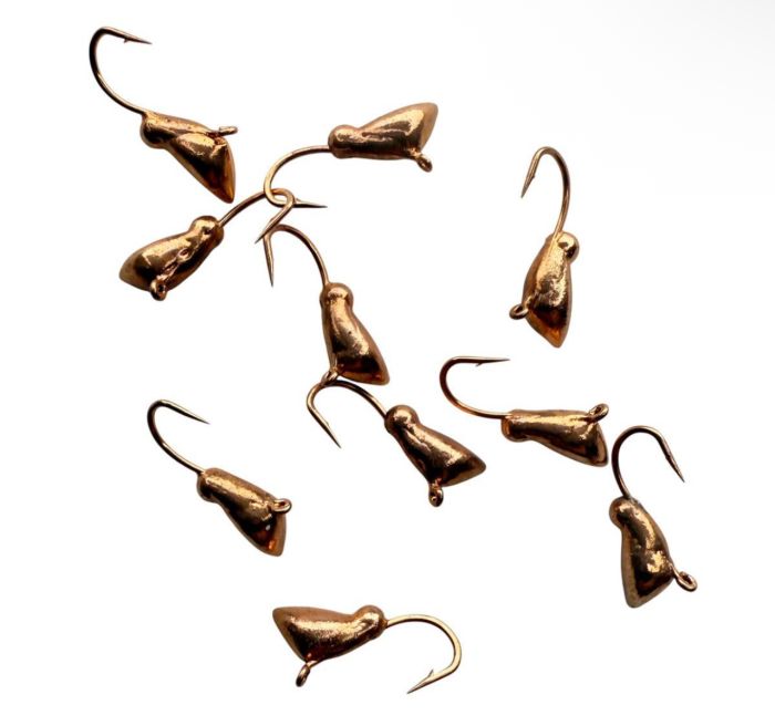 Мормишка Вольфрамова Бабка №3 - 0,7 г - Прибалтика - Мідь - 10 шт/уп