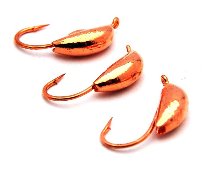 Мормишка Вольфрам Частина Часнику - Мідь - 10 шт./уп