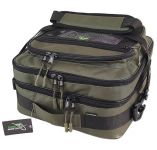 Подвійна сумка Twin Point для снастей та аксесуарів - ПрофМонтаж - 2 яруси - 31х32х20 см - Хакі