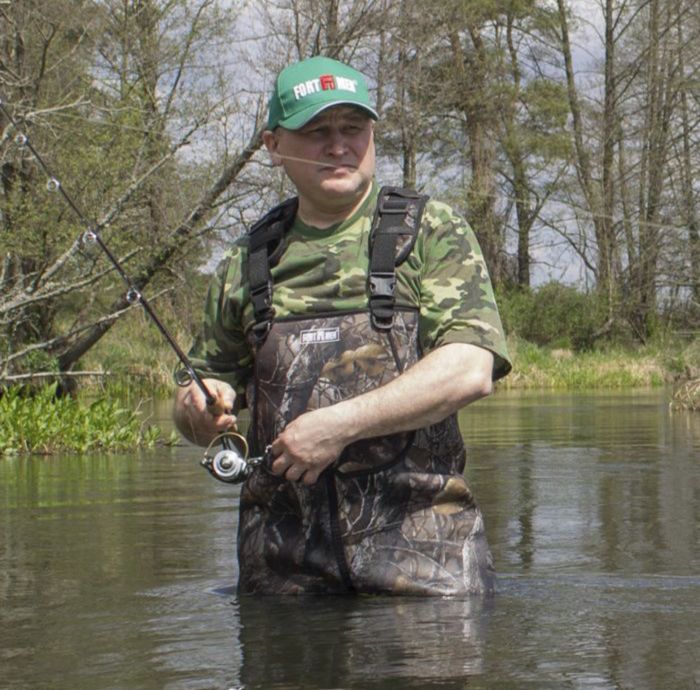 Напівкомбінезон рибальський FortMen ПК 11(С)1500НПР - Камо - Дуб