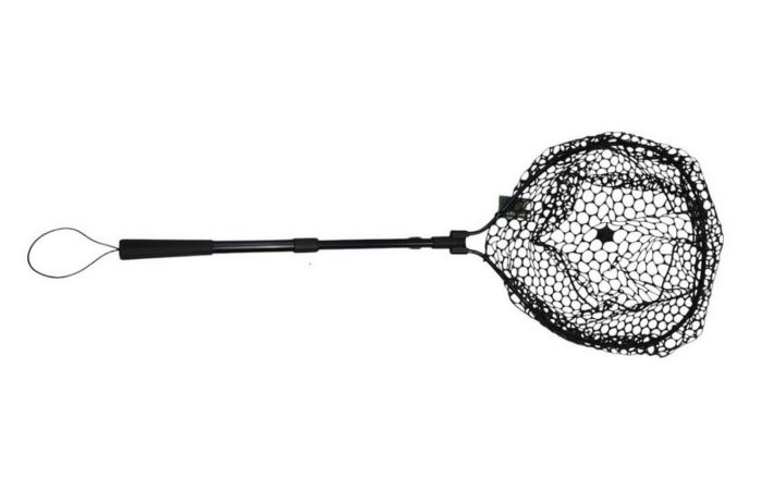 Підсак Briz 001 - Телескопічний - 50х40 см - Осередок мережі 18-25 мм - Чорний