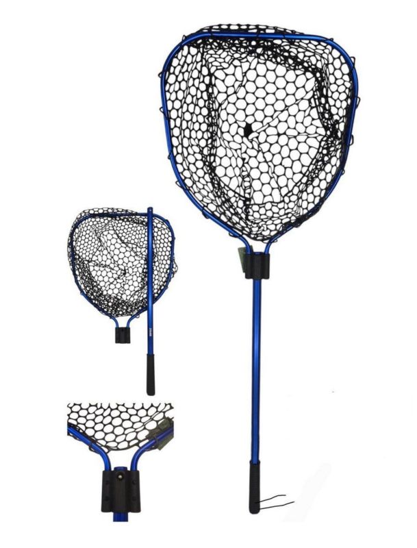 Підсак Briz 004 - 50х42 см - Осередок мережі 18-25 мм - Чорний/Синій