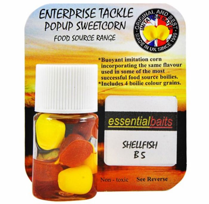 Кукурудза силіконова EnterPrise у дипі - Штучна - Shellfish B5 Corn - Yellow/Brown - 8 шт/уп