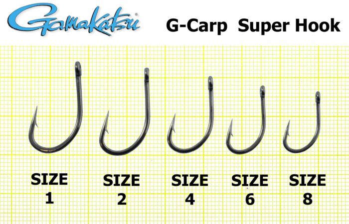 Гачок Gamakatsu G-Carp Super Hook - Black - 10 шт/уп