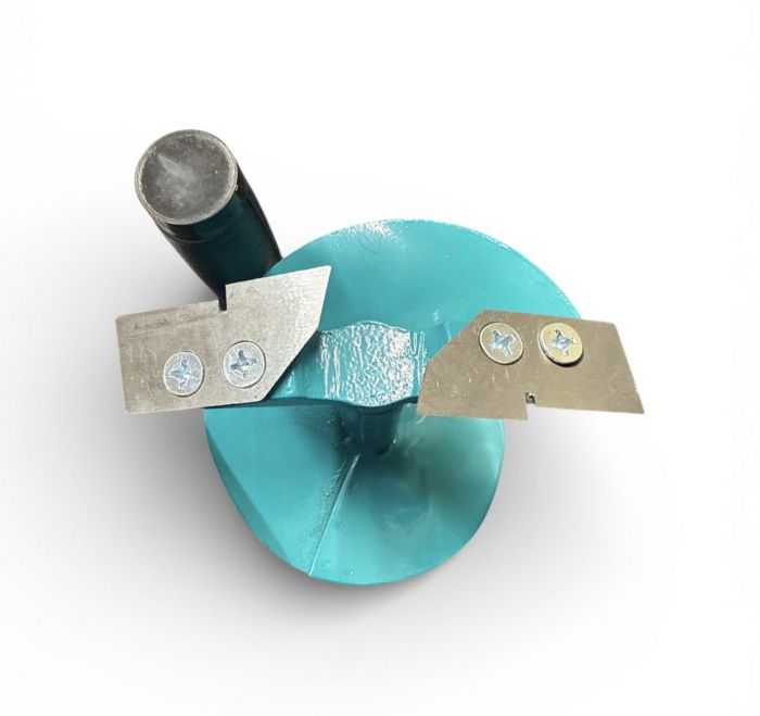 Льодобур Харківський Дворучний - ножі ступенчаті - 130 мм - Ліве обертання