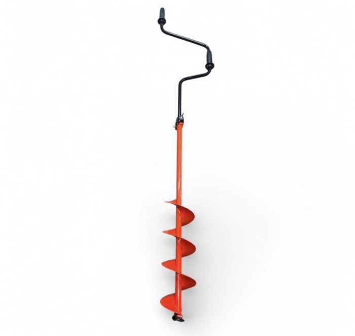 Льодобур Харківський Дворучний Посилений 130 мм - Ліве обертання