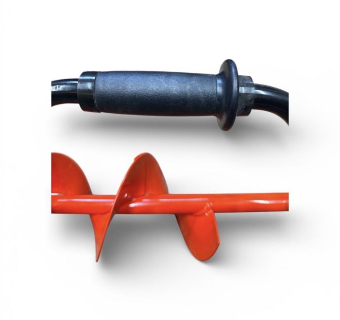 Льодобур Харківський Дворучний Посилений 130 мм - Ліве обертання