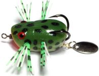 Лягушка--поппер-спіннер Kosadaka LB10 - 30 мм - 4 г - G090