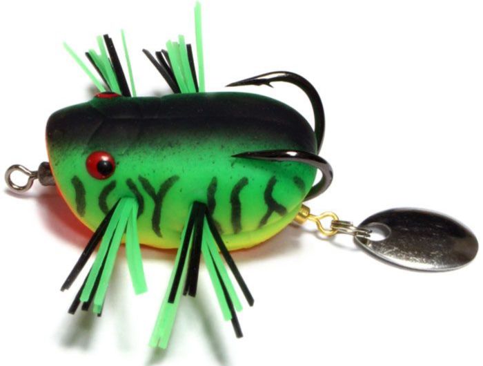 Лягушка--поппер-спіннер Kosadaka LB10 - 30 мм - 4 г - G094