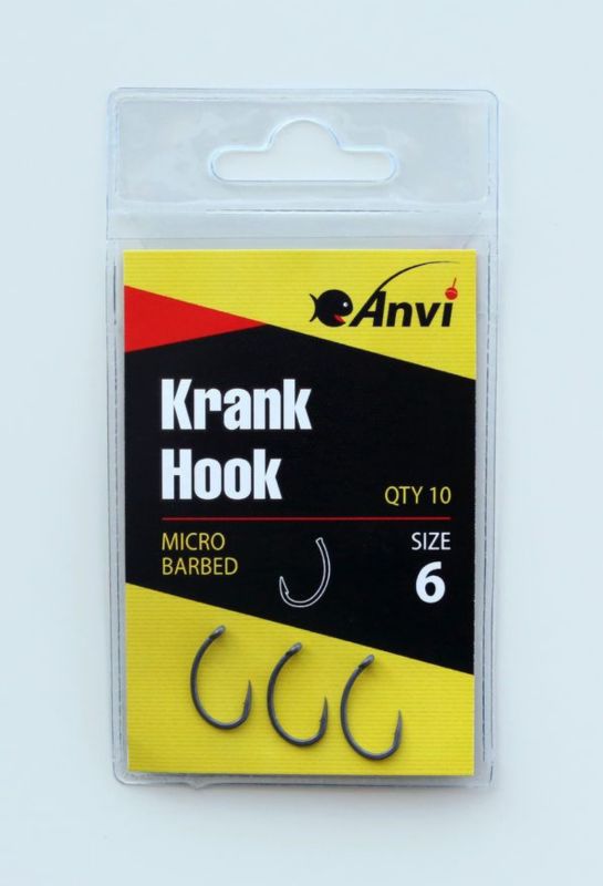 Гачок короповий Anvi Krank Hook №6 - 10 шт/уп