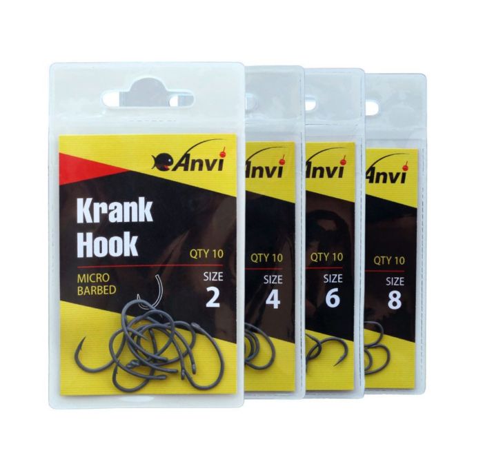 Гачок короповий Anvi Krank Hook №6 - 10 шт/уп