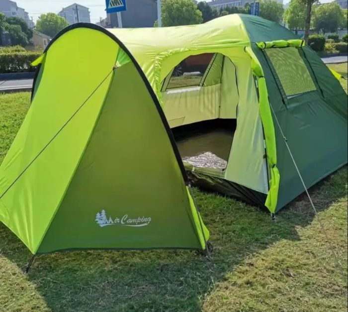 Намет Mimir 4-х місний - 400х250х155 см - MM1036 - Салатовий